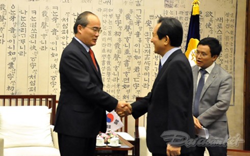 Chủ tịch MTTQ Việt Nam Nguyễn Thiện Nhân kết thúc chuyến thăm Hàn Quốc - ảnh 1